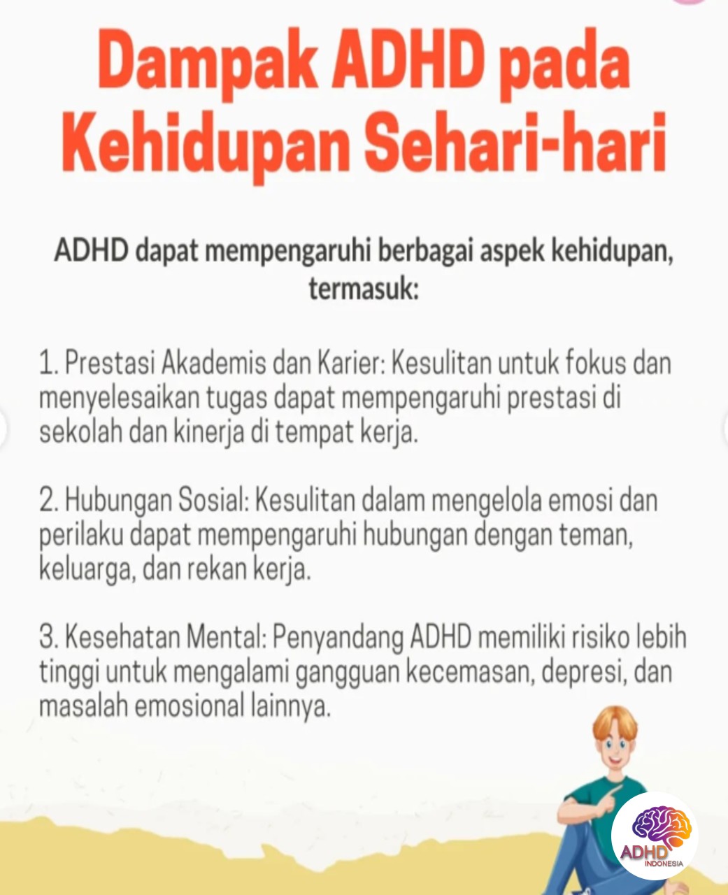 ADHD dan Hubungan Sosial Anak di Lingkungan Sekolah di Kabupaten Minahasa Selatan